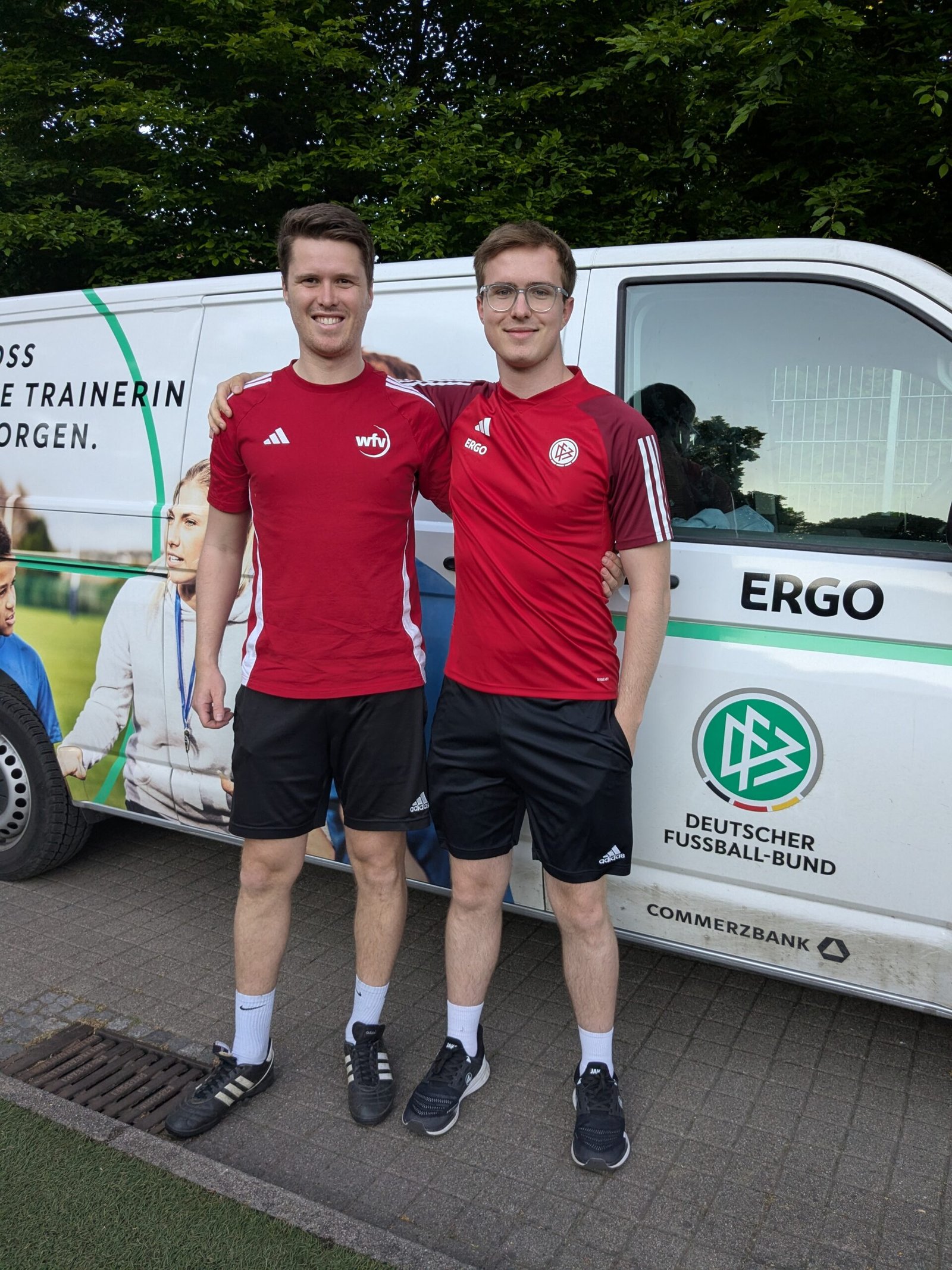DFB-"Teamer" Jan und Leo